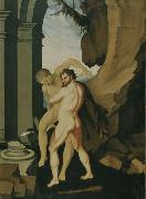 BALDUNG GRIEN, Hans Hercules and Antaeus Spain oil painting artist